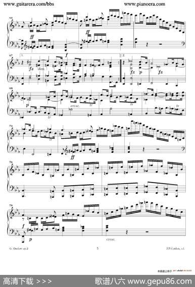 GrandePianoSonataincMinorOp.2（c小调华丽钢琴奏鸣曲·第一乐章）|乔治·翁斯洛（GeorgeOnslow）