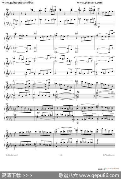 GrandePianoSonataincMinorOp.2（c小调华丽钢琴奏鸣曲·第二乐章）|乔治·翁斯洛（GeorgeOnslow）
