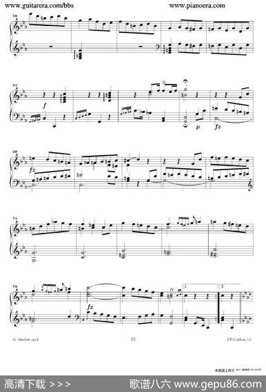 GrandePianoSonataincMinorOp.2（c小调华丽钢琴奏鸣曲·第二乐章）|乔治·翁斯洛（GeorgeOnslow）