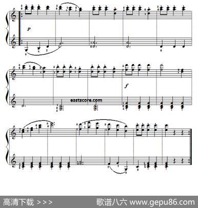 车尔尼《小钢琴家》（Czerny823）第28首（曲谱及练习提示）