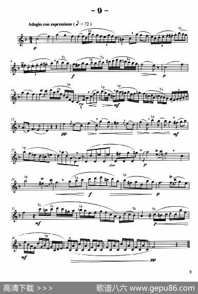 菲林萨克斯管练习曲（9）|弗朗茨·威廉·费林原曲、李志远改编