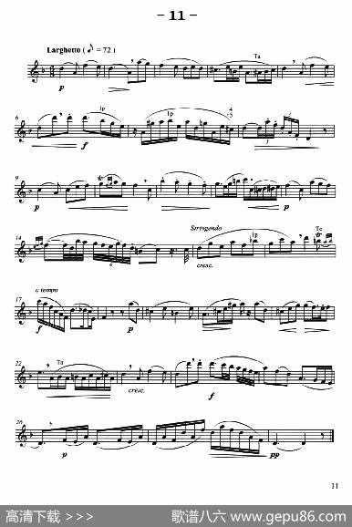 菲林萨克斯管练习曲（11）|弗朗茨·威廉·费林原曲、李志远改编