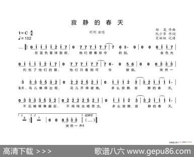 寂静的春天 - 阮少华|郑晟