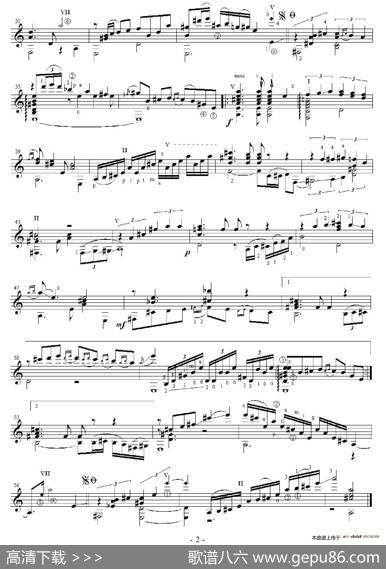 KofanovTango（探戈-随想曲）（古典吉他）|阿列克谢.柯法诺夫
