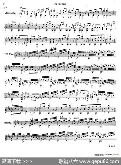 CarulliOp.364（古典吉他）