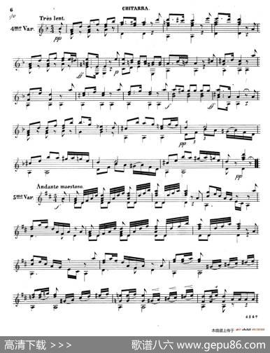CarulliOp.364（古典吉他）