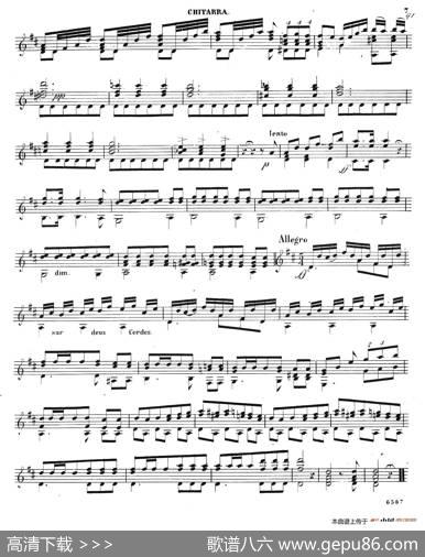 CarulliOp.364（古典吉他）