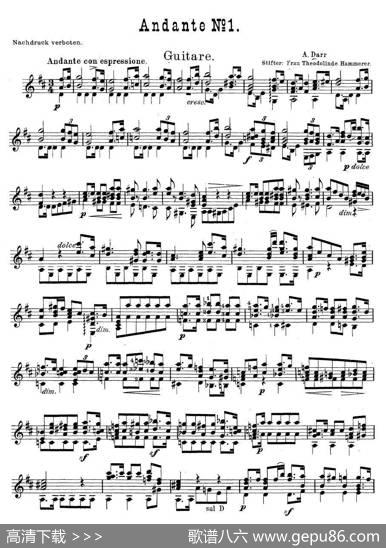 Andante.no1（古典吉他）