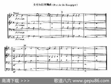 铜管乐重奏曲：乡村布朗莱舞曲|热维斯·克劳德