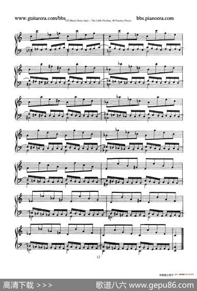 48PracticePieces（四十八首钢琴练习曲）|[捷克]约瑟夫·皮史纳(JosefPischna