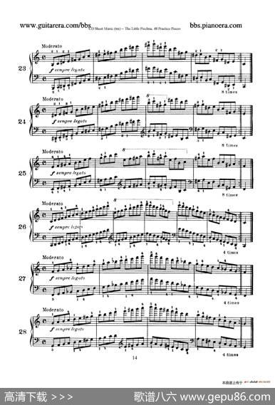 48PracticePieces（四十八首钢琴练习曲）|[捷克]约瑟夫·皮史纳(JosefPischna
