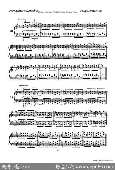 48PracticePieces（四十八首钢琴练习曲）|[捷克]约瑟夫·皮史纳(JosefPischna