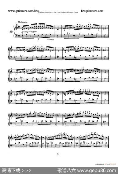 48PracticePieces（四十八首钢琴练习曲）|[捷克]约瑟夫·皮史纳(JosefPischna