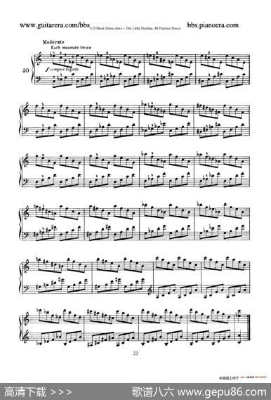 48PracticePieces（四十八首钢琴练习曲）|[捷克]约瑟夫·皮史纳(JosefPischna