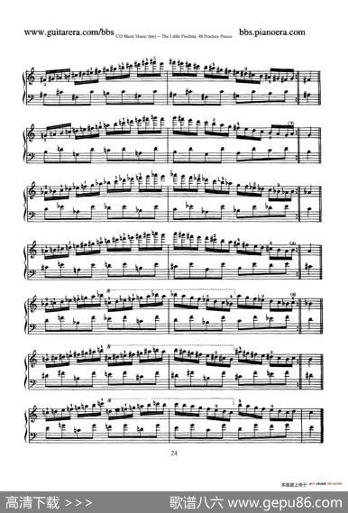 48PracticePieces（四十八首钢琴练习曲）|[捷克]约瑟夫·皮史纳(JosefPischna