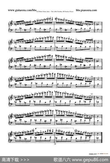 48PracticePieces（四十八首钢琴练习曲）|[捷克]约瑟夫·皮史纳(JosefPischna