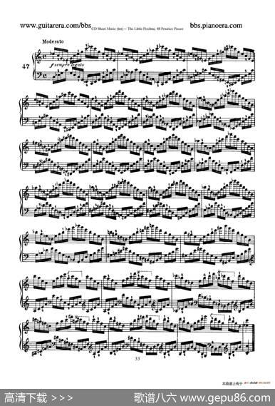 48PracticePieces（四十八首钢琴练习曲）|[捷克]约瑟夫·皮史纳(JosefPischna