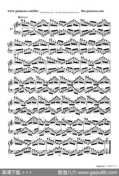48PracticePieces（四十八首钢琴练习曲）|[捷克]约瑟夫·皮史纳(JosefPischna