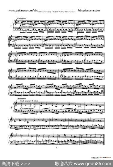 48PracticePieces（四十八首钢琴练习曲）|[捷克]约瑟夫·皮史纳(JosefPischna