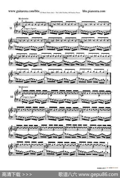 48PracticePieces（四十八首钢琴练习曲）|[捷克]约瑟夫·皮史纳(JosefPischna