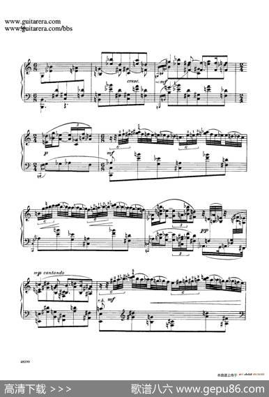 PianoSonataOp.26（钢琴奏鸣曲·第三乐章）|塞谬尔·巴伯(SamuelBarber）