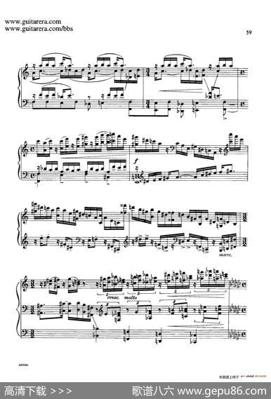 PianoSonataOp.26（钢琴奏鸣曲·第四乐章）|塞谬尔·巴伯(SamuelBarber）