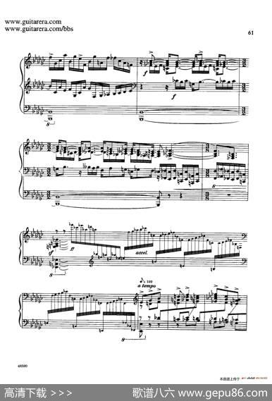 PianoSonataOp.26（钢琴奏鸣曲·第四乐章）|塞谬尔·巴伯(SamuelBarber）