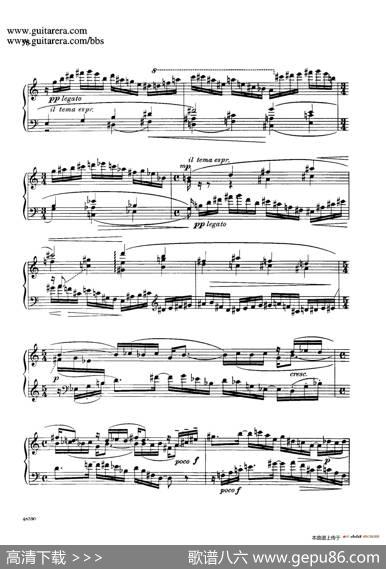 PianoSonataOp.26（钢琴奏鸣曲·第四乐章）|塞谬尔·巴伯(SamuelBarber）