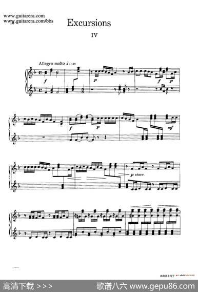 FourExcursionsOp.20（旅行·4）|塞谬尔·巴伯(SamuelBarber）