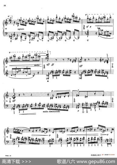 TwoStudies（2首练习曲2.不过分的快板）|维托尔德·卢托斯拉夫斯基（WitoldLutoslawski）