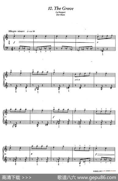 12FolkMelodies（十二首民间曲调·10）|维托尔德·卢托斯拉夫斯基（WitoldLutoslawski）