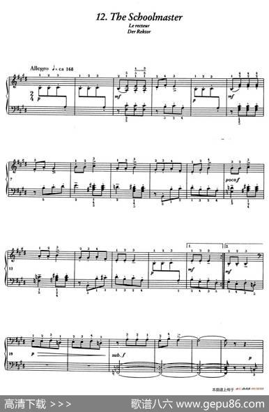 12FolkMelodies（十二首民间曲调·12）|维托尔德·卢托斯拉夫斯基（WitoldLutoslawski）