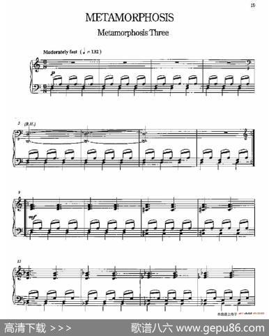 Metamorphosis（变形·3）|菲利普·格拉斯（PhilipGlass)