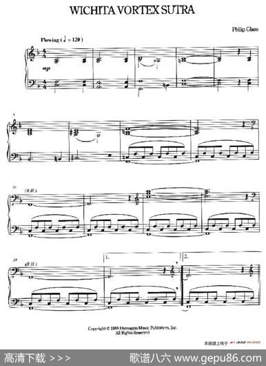 WichitaVortexSutra（威奇托漩涡佛经）|菲利普·格拉斯（PhilipGlass)