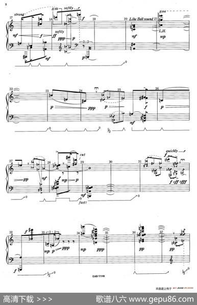 PianoDistance（弱奏的层次）|武满彻(ToruTakemitsu)