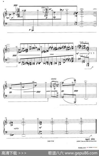 PianoDistance（弱奏的层次）|武满彻(ToruTakemitsu)