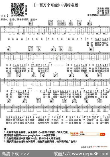 一百万个可能