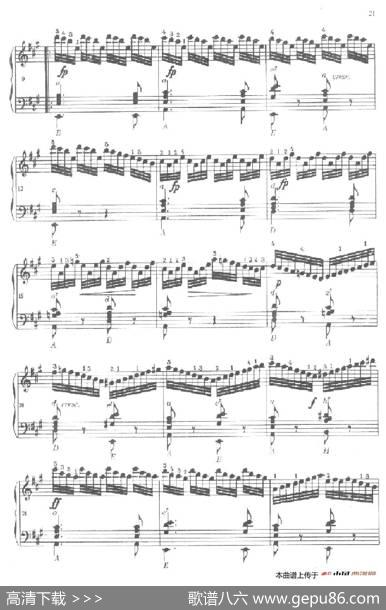 《车尔尼手风琴练习曲集》第Ⅱ册（第9——11首）