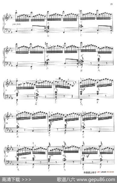 《车尔尼手风琴练习曲集》第Ⅱ册（第18——20首）