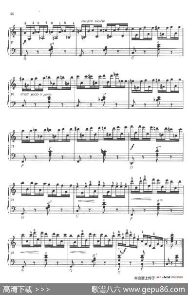 《车尔尼手风琴练习曲集》第Ⅱ册（第21——23首）