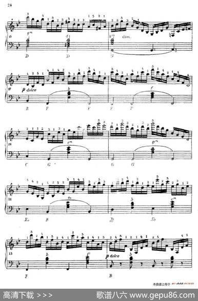 《车尔尼手风琴练习曲集》第Ⅳ册（第3——5首）