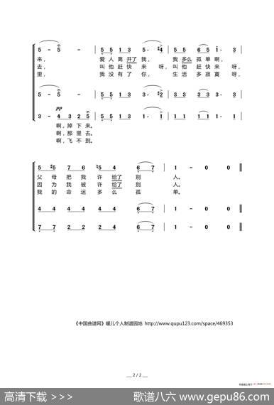 小鸟 - 波兰民歌