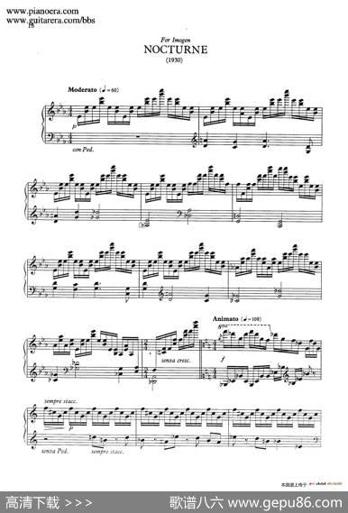 TwoPiecesforPianoH.179（2首钢琴作品）|古斯塔夫·迪奥多·霍尔斯特（GustavDheodoreHolst)
