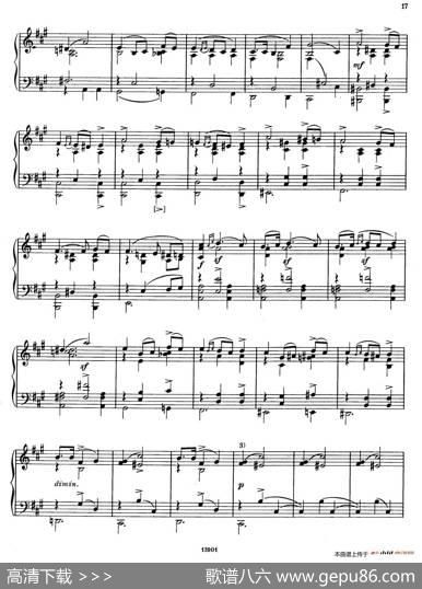 LittleSuite（小组曲4.玛祖卡）|亚历山大·波菲里耶维奇·鲍罗丁(AlexanderPorphyrievitchBorodin)
