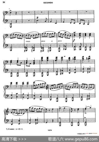 TarantellainDMajor（D大调塔兰泰拉舞曲·四手联弹）|亚历山大·波菲里耶维奇·鲍罗丁(AlexanderPorphyrievitchBorodin)