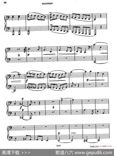 TarantellainDMajor（D大调塔兰泰拉舞曲·四手联弹）|亚历山大·波菲里耶维奇·鲍罗丁(AlexanderPorphyrievitchBorodin)