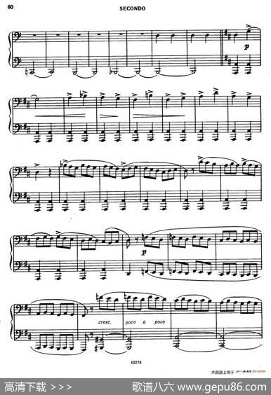 TarantellainDMajor（D大调塔兰泰拉舞曲·四手联弹）|亚历山大·波菲里耶维奇·鲍罗丁(AlexanderPorphyrievitchBorodin)