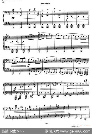 TarantellainDMajor（D大调塔兰泰拉舞曲·四手联弹）|亚历山大·波菲里耶维奇·鲍罗丁(AlexanderPorphyrievitchBorodin)