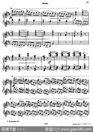 TarantellainDMajor（D大调塔兰泰拉舞曲·四手联弹）|亚历山大·波菲里耶维奇·鲍罗丁(AlexanderPorphyrievitchBorodin)