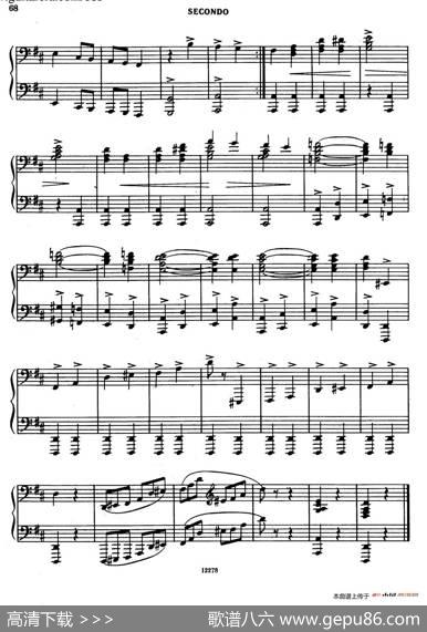 TarantellainDMajor（D大调塔兰泰拉舞曲·四手联弹）|亚历山大·波菲里耶维奇·鲍罗丁(AlexanderPorphyrievitchBorodin)